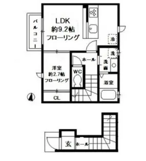 BONHEUR【2階】の間取り