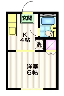 プルミエ駒沢B【1階】の間取り