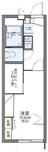 レオパレスぐみ沢【1階】の間取り