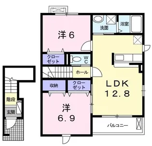 シェルト ストーリアIII【2階】の間取り