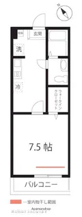 QUIET CRAB HOUSE 片倉町(仮)【3階】の間取り