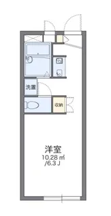 レオパレスウィン【1階】の間取り
