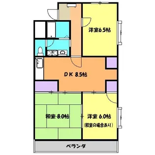グリーンハイツ【2階】の間取り