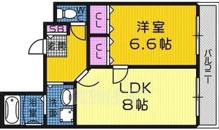 ラフォンテ【5階】の間取り