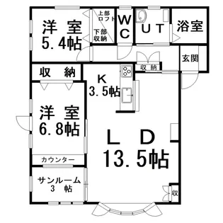 パークサイド昭和II【1階】の間取り