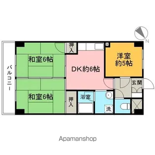 入間市駅前第二ビル【4階】の間取り