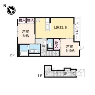 ルミエール【2階】の間取り