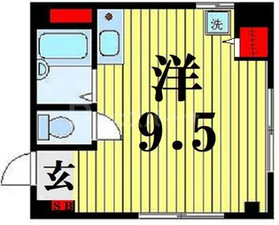 フラワーハイツ【3階】の間取り