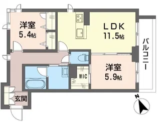 アリエッタ【2階】の間取り