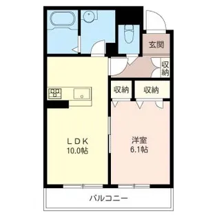 カフーラヴィータ【2階】の間取り