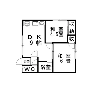 サンハイツ(光陽)【2階】の間取り