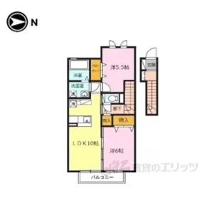 コンフォール2【2階】の間取り