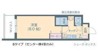レジディア神戸ポートアイランド サウス・センター棟【1階】の間取り