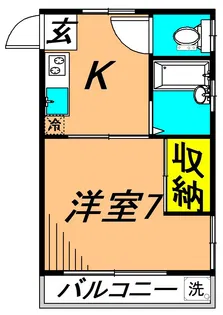 ヴェルデ洗足【2階】の間取り
