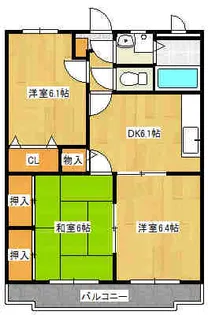 コンフォート α【2階】の間取り