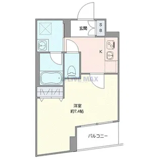 スタイリオ東品川【4階】の間取り