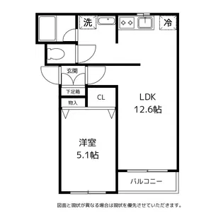 ビラ速星【2階】の間取り