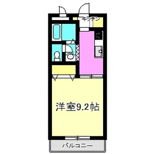 メゾン・メルベーユ【1階】の間取り