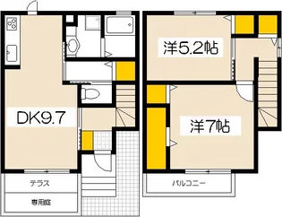 アベニュー高須Yの間取り