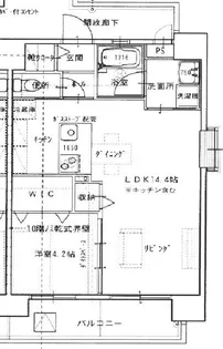 ピアスマート京橋【8階】の間取り