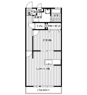 ルナ プーラ【1階】の間取り