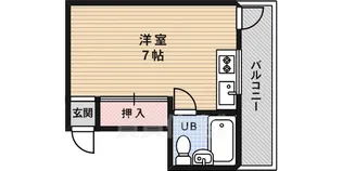 第一玉田マンション【4階】の間取り