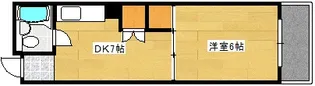 和秀舟入本町ビル【4階】の間取り