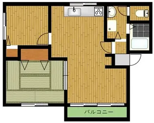スカイフォレストII【2階】の間取り
