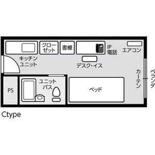ドーミー中野栄【3階】の間取り