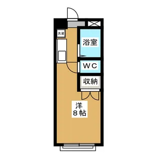 エステートピアフレールI【2階】の間取り