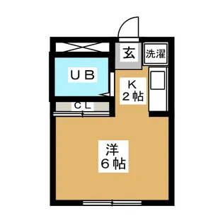 メゾンタカモト【1階】の間取り