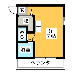 レジデンス原【2階】の間取り