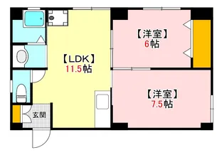 林ビル【1階】の間取り