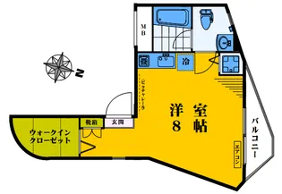 コモド桜山【3階】の間取り