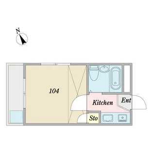 クレスト平和台【1階】の間取り