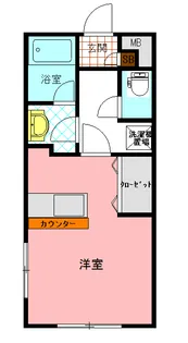 ディアージュ美原【2階】の間取り