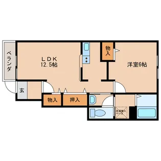 ミニョンユキ【1階】の間取り