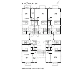 アルヴェール【2階】の間取り