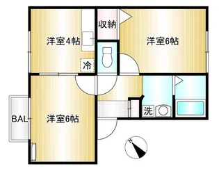 Green GablesI【2階】の間取り