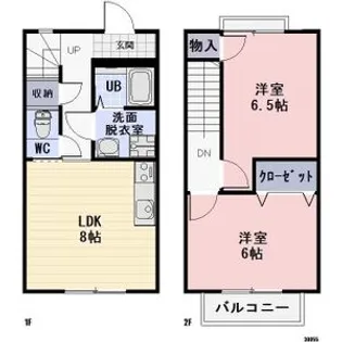 岐阜県可児市徳野南1【一戸建】の間取り