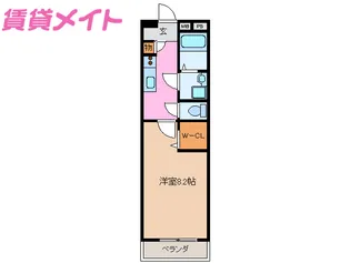 ノワエブラン利平治【1階】の間取り