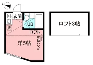 ユナイト清水ヶ丘アナ・ロッキング【1階】の間取り