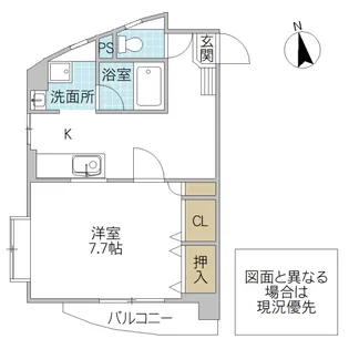 スクエアヒルズ【3階】の間取り