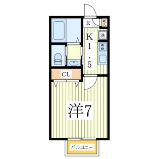 川辺の朝とエスプレッソ【1階】の間取り