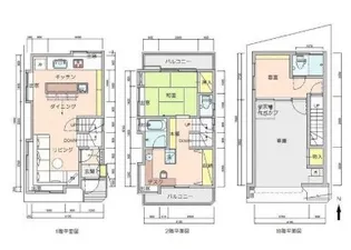 東京都渋谷区神宮前3【一戸建】の間取り