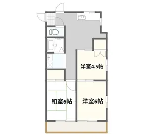 福島県郡山市喜久田町字菖蒲池【マンション】の間取り