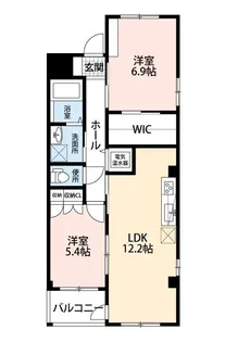 ラ・ファミーユ【2階】の間取り