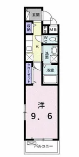 スプリング コート【2階】の間取り