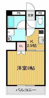 メイプル森友【3階】の間取り
