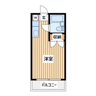 クレール新百合【2階】の間取り